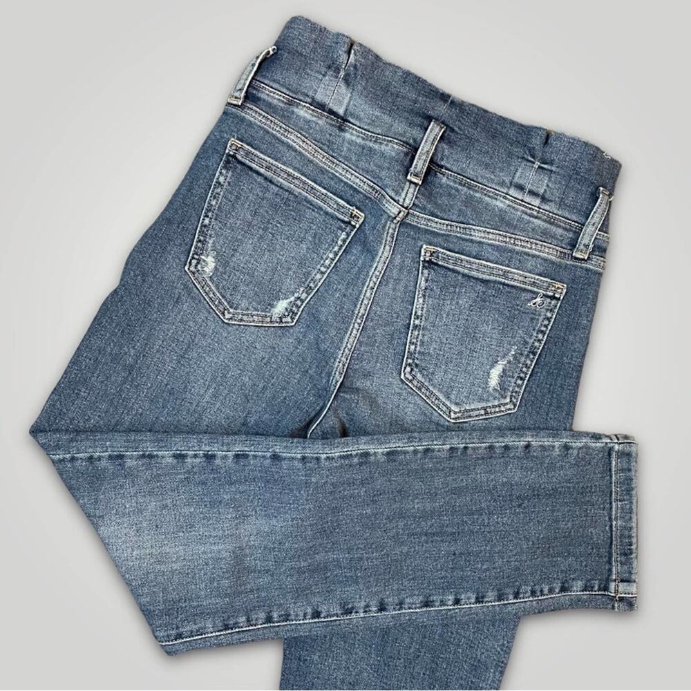 SAM EDLEMAN THE DANI STRAIGHT BOHO PAPERBAG RUFFLE WAIST JEANS - 28 - Picture 2 of 8